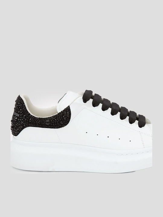 Alexander McQueen Sneakers White Jet Black 662654-WIA4U-9581