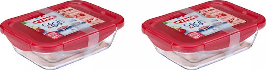 Pyrex Σετ Δοχεία Φαγητού 2τμχ