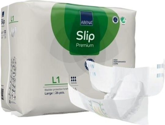 Abena Slip Premium Πάνες Ακράτειας L1 Large 26τμχ