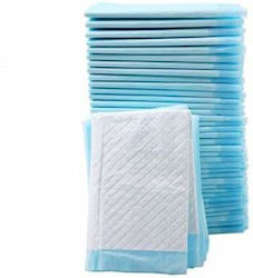 Set 20 de tampoane absorbante igienice tip scutec pentru câini, pisici și alte animale de companie, 5 straturi, 60x90 cm, albastru alb Set 20 de tampoane absorbante igienice tip scutec pentru câini, pisici și alte animale de companie, 5 straturi, 60x90 cm, albastru alb