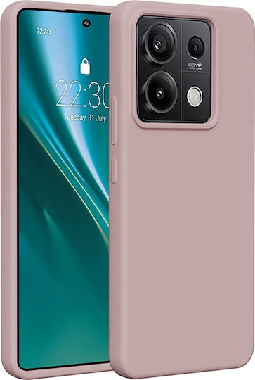 Etteri Umschlag Rückseite Silikon Rosa (Redmi Note 13 Pro 5G / Poco X6)