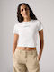 Essential Sporty Damen Sportlich T-Shirt Weiß