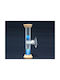 Wall-Mounted Bathroom Hourglass Sablina Douceur D'intérieur Suction Cup Duration 5 Minutes 2.5x9.5cm 1802061