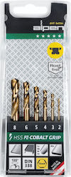 Alpen Drills Set 6 Burghie cu Diamant HSS pentru Metal