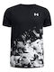 Kinder-T-Shirt Schwarz Tech