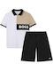 Kids' Set with Shorts Summer 2pcs Brown