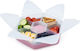 Melii Snackle Box Hexagon Plastic Kids' Food Co...