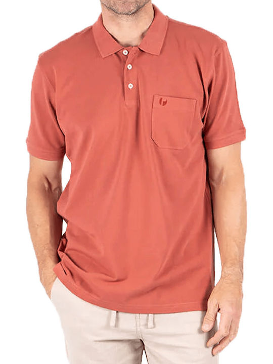 Pre End Polo Kurzarmbluse Henna Red