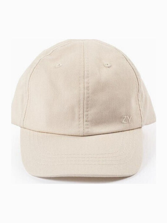 Zippy Kids' Hat Jockey Fabric Beige