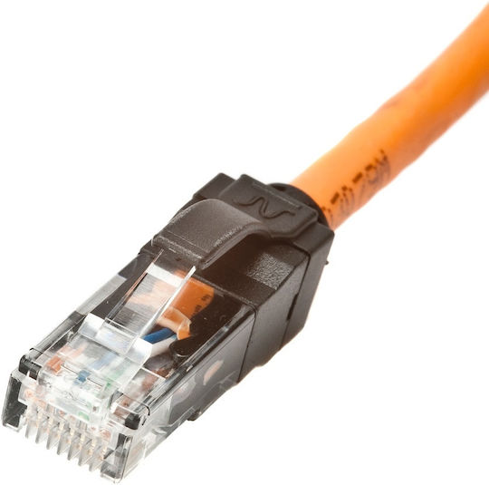 Nexans U/UTP Cat.6a (Gigabit) Network Cable Ethernet 2m Orange