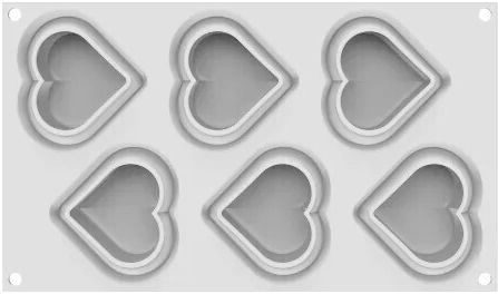 Silikomart Formă de Patiserie din Silicon 7.8buc 1buc