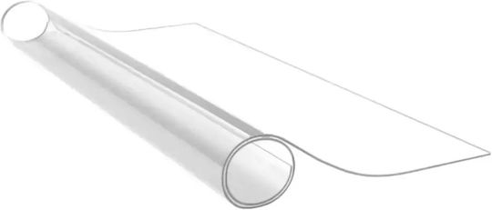 Transparent Silicone Tablecloth Abyz 0.60 X 100 Cm Thickness 1.2 Mm Glass Appearance Ideal Surface Protection Elegant Decoration