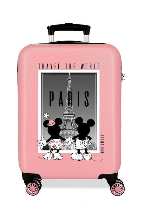 Disney Minnie Copii Valiză de Călătorie Cabină Dură Roz cu 4 roți Înălțime 55cm