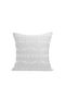 Nima Decorative Pillow Case Raiza From 100% Cotton Gray 45x45cm