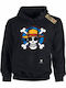 Kinder-Sweatshirt mit Kapuze Black