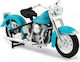 Maisto Harley-davidson Miniature Modeling Blue in Scale 1:18 34360