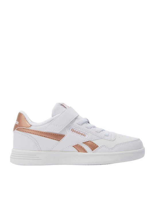 Court Παιδικά Sneakers με Σκρατς Λευκά