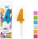 Candle Trend Glitter Mini No 4 8.8cm 957665 Random Color Selection