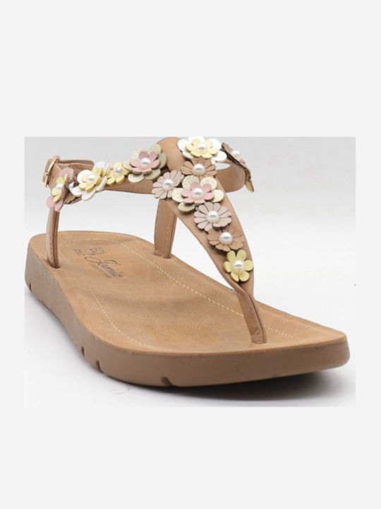 Jomix Flache Sandalen für Damen Anatomisch in B...