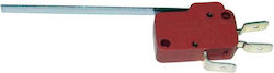 Micro Limit Switch Long Lever Off On On Off No+nc Single Pole SPDT 3 Pin 10 4 A/400VAC 28x16x10.3mm Marquardt 1006.1301