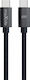 Maxlife Braided USB 2.0 Cable USB-C Male - USB-C 60W PD Black 2m