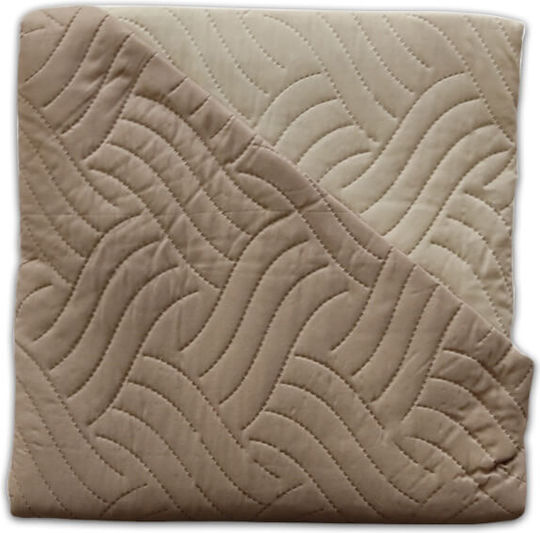 Kyma Hotel Bedspread Queen Size L240xW220cm Brown
