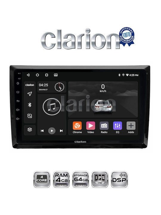 Clarion Auto-Audiosystem für Volkswagen Käfer 2013 > 2019 (Bluetooth/USB/WiFi/GPS/Apple-Carplay/Android-Auto)