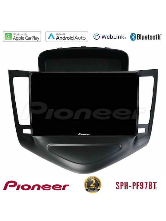 Pioneer Auto-Audiosystem für Chevrolet Cruze 2009-2012 (Bluetooth/USB/WiFi/GPS/Apple-Carplay/Android-Auto) mit Touchscreen 9"
