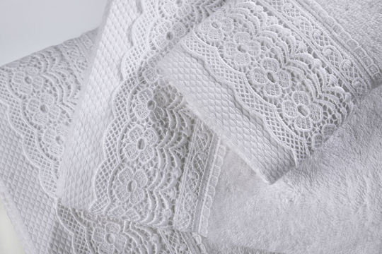 Down Town Home Set Prosoape de Baie 3 buc White Greutate 600gr/m²
