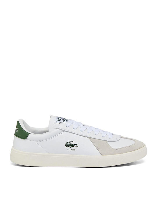 Lacoste Baseshot Pro Herren Sneakers White Off 49SMA006365T