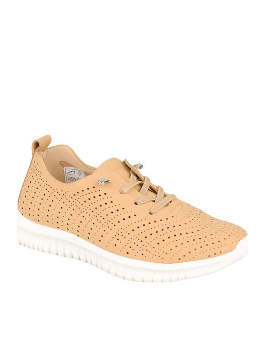 Amarpies Γυναικεία Ανατομικά Sneakers Κάμελ