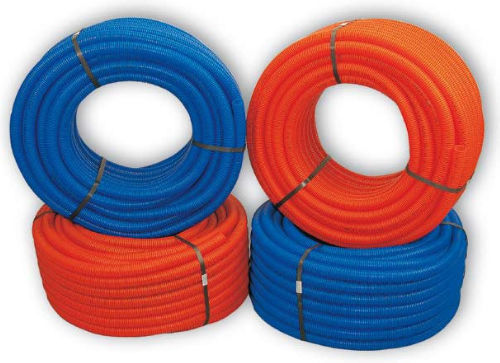 Tub de Protecție Spiralată Φ28 Drivaplast Colac 50 Metri Albastru