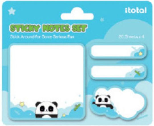 Χαρτάκια I-total Sticky Memo Set Panda Xl3113
