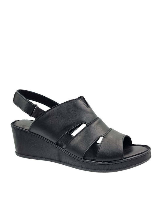 Pace Comfort Damenplattformen Schwarz