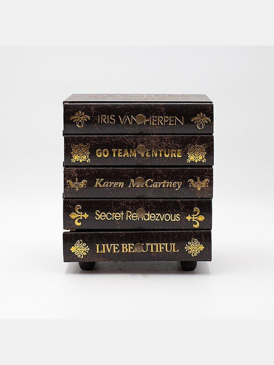 Wooden Book Decorative Box