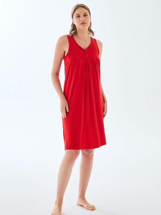 GoldenBay Dress All Day Red