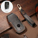 Hallmo Car Cowhide Leather Protective Key Cover Case New Mercedes-Benz E300L Black