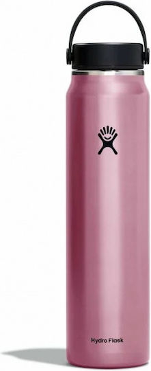 Hydro Flask Lightweight Wide Mouth Trail Series Stainless Steel Thermos Bottle BPA Free 1.183L Tourmaline