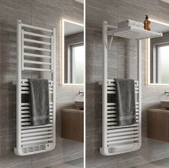 Deltacalor Dryer Electric Towel Rail 750W 144.1x50cm White