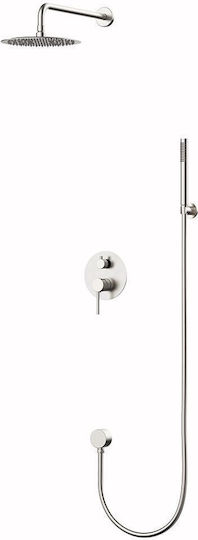 Sparke Built-in Mixer & Shower Head Set for Shower Silver Sparke Built-in Mixer & Shower Head Set for Shower Silver