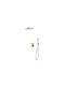 Sparke Built-in Mixer & Shower Head Set for Shower Gold