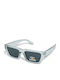Optosquad Men's Sunglasses with Gray Plastic Frame and Gray Polarized Lens