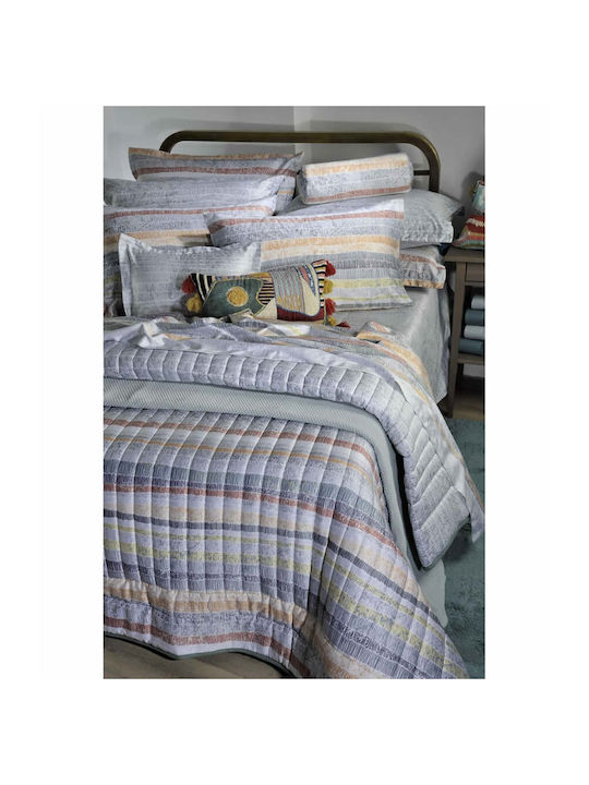 Down Town Home Παπλωματοθήκη Βαμβακερή Μονή 175x245 863 Nomad Πολύχρωμη