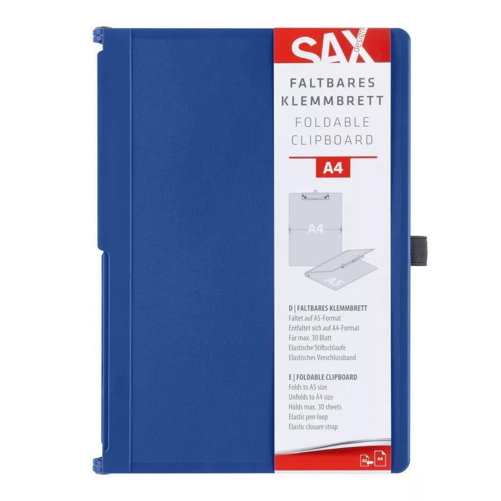 Sax Folding Clipboard A4/A5 750-01 Blue | Skroutz.mt
