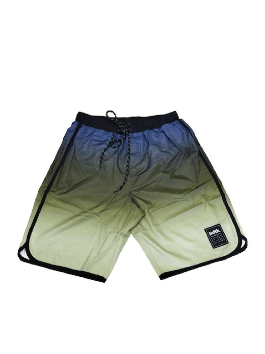 Men's Swimwear Shorts Olive with Patterns