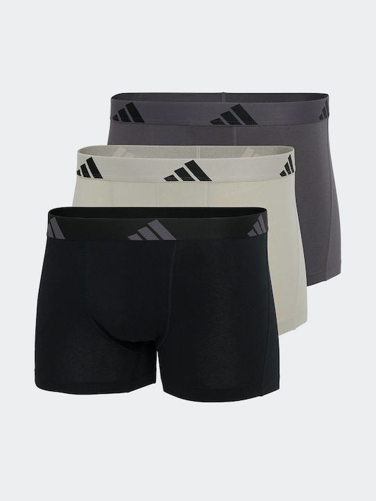 adidas Trunks 3 Pack Herren Boxershorts Mehrfar...