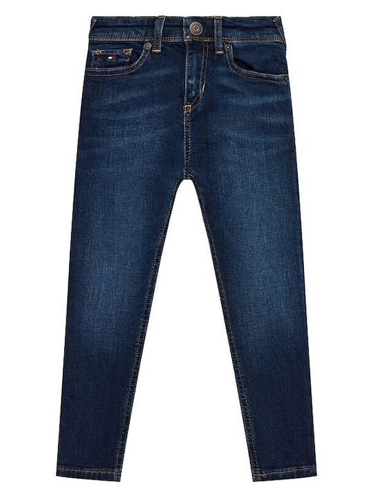 Kids' Denim Pants Denim, Dark Blue SCANTON