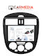 Carmedia Ηχοσύστημα Αυτοκινήτου για Nissan Pulsar 2014 (Bluetooth/USB/WiFi/GPS/Apple-Carplay/Android-Auto) με Οθόνη Αφής 9.5"