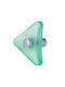 Poliplast Knopf Möbelgriff aus Metallisch Light Green 31-11-0054 1Stück