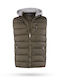 Ärmellos Jacke Khaki